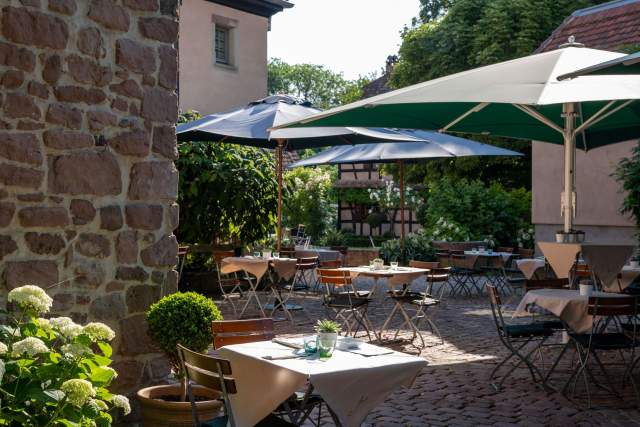 <span><span><span>Terrasse Auberge de L’Illwald, Hôtel Restaurant à Sélestat, Alsace</span></span></span>