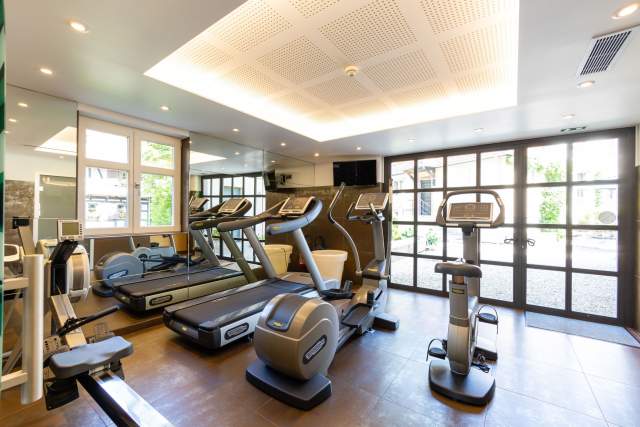 <span><span><span>Salle de sport Auberge de L’Illwald, Hôtel Restaurant à Sélestat, Alsace</span></span></span>